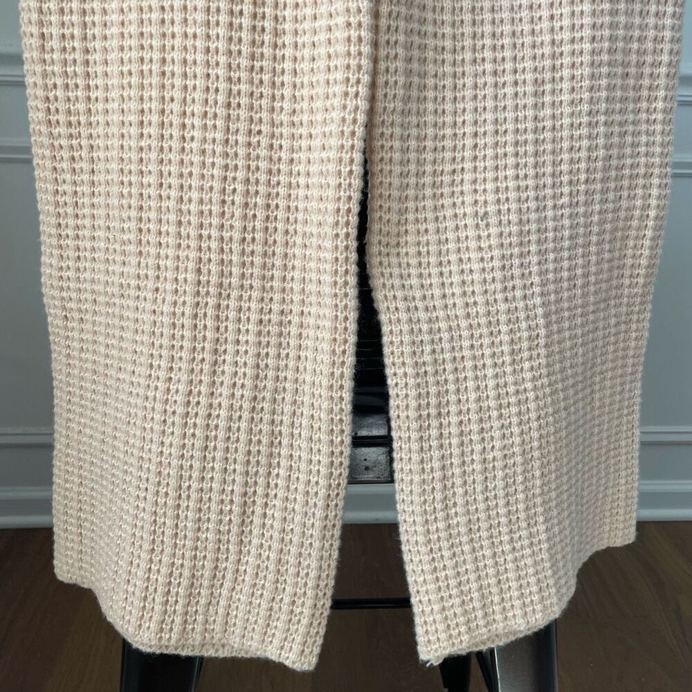 Annah Hariri Pollina Knit Pull On Flare Pants Beige Xl 16 18 — image 3 of 7